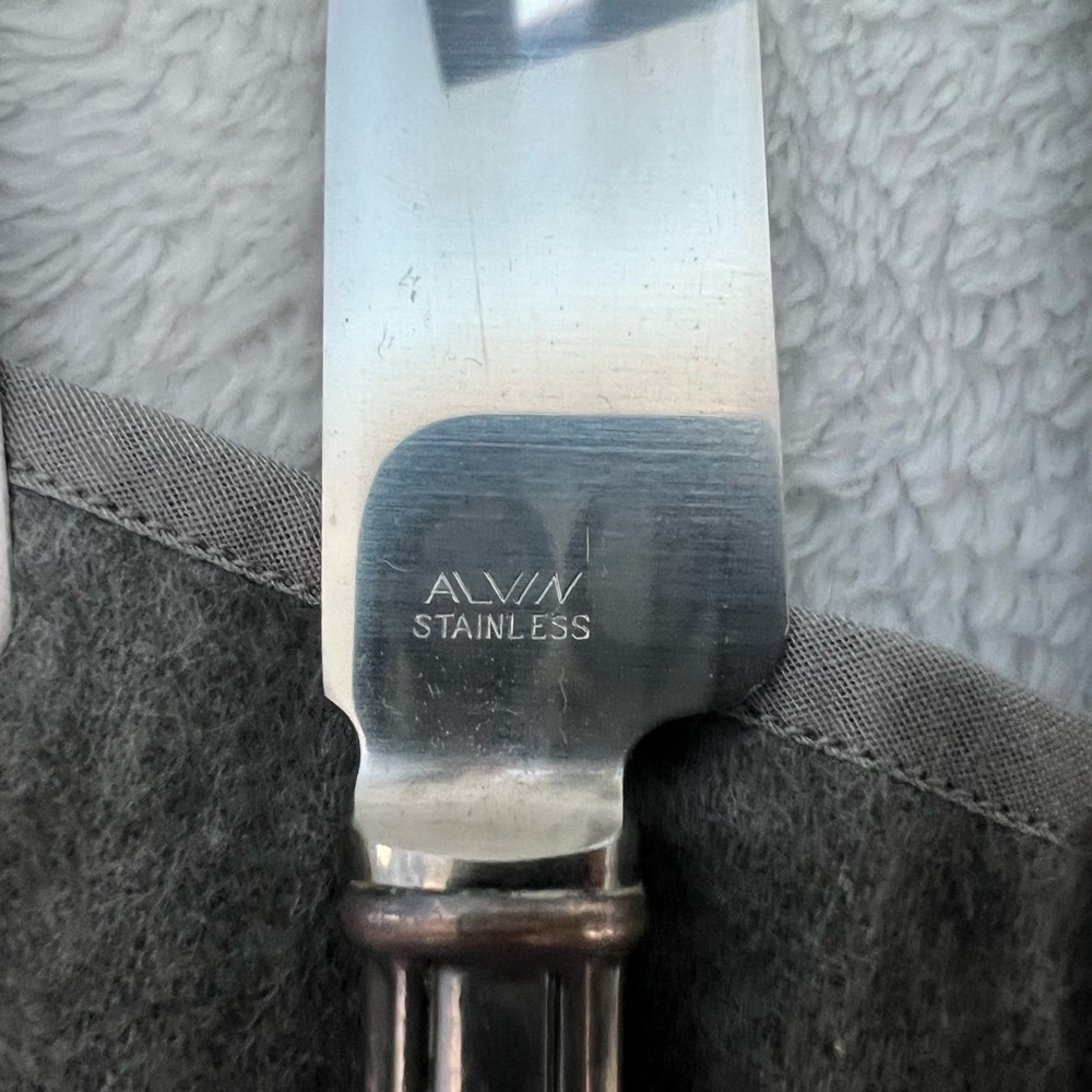 Alvin 1916 - Molly Stark Dinner Knife (1 each) - Picture 4 of 7